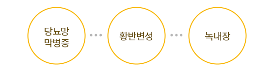 당뇨망막병증,황반변성,녹내장