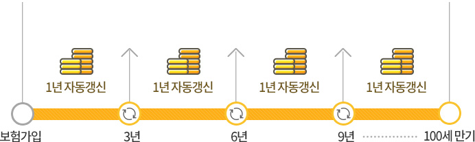보장내용 3년마다 갱신